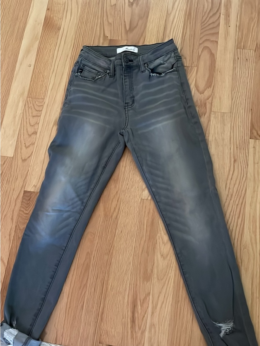 KanCan Charcoal Coated Skinny Jeans